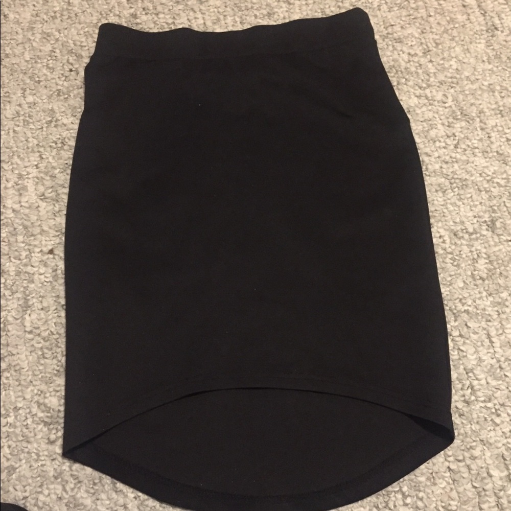 Black skirt